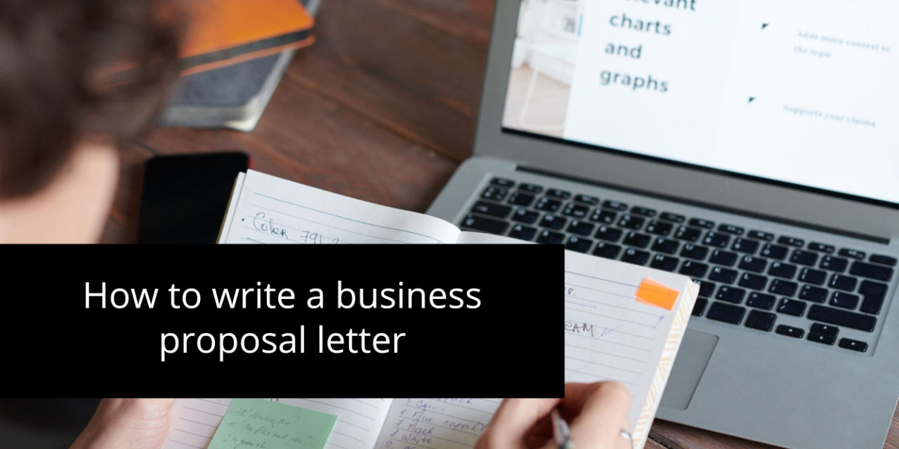 How to write a business proposal letter