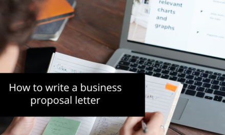 How to write a business proposal letter