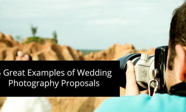 5 Great Examples of Wedding Photography Proposals & Packages