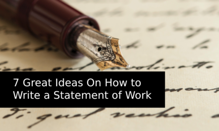 7 Great Ideas On How to Write a Statement of Work