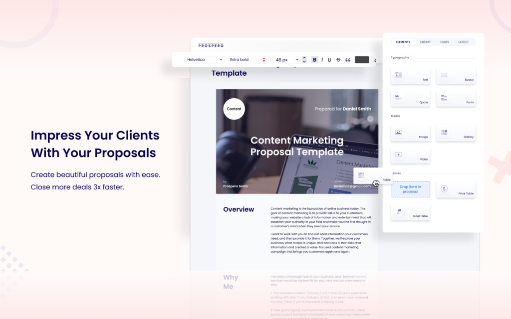Prospero: Best Business Proposal Tool