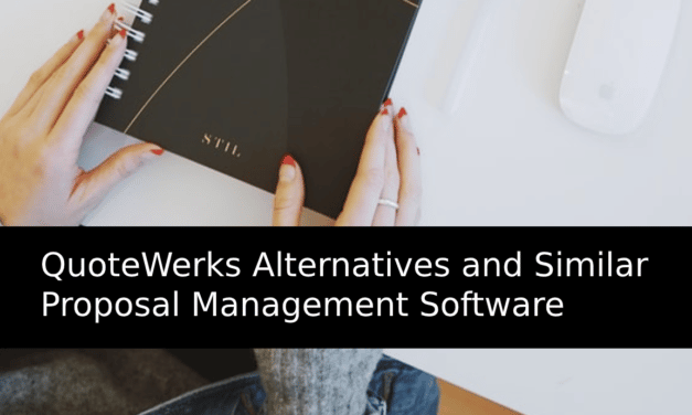 QuoteWerks Alternatives and Similar Proposal Management Software