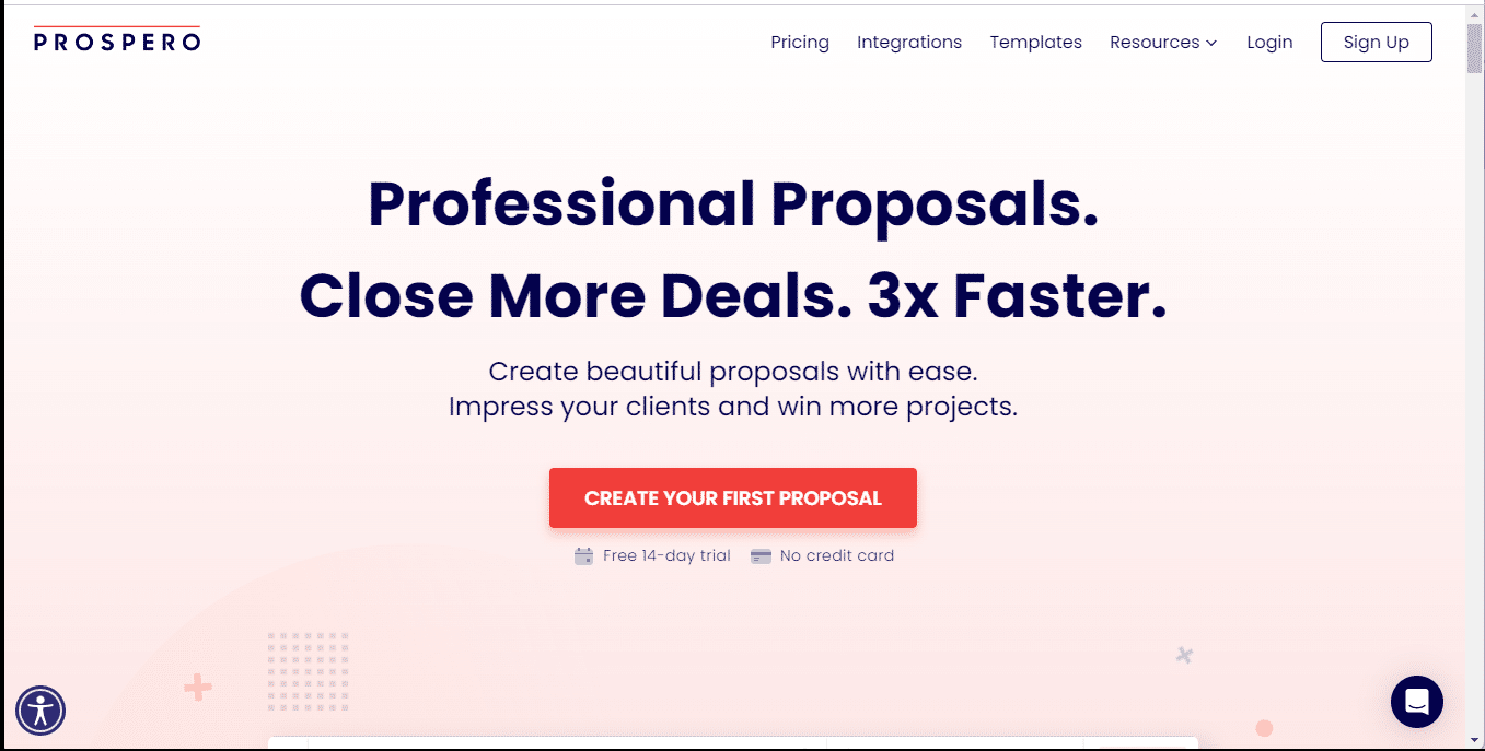 Business Proposal Prospero