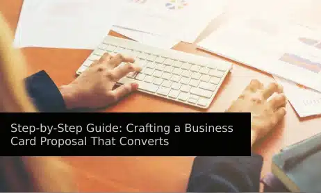 Step-by-Step Guide Crafting a Business Card Proposal That Converts