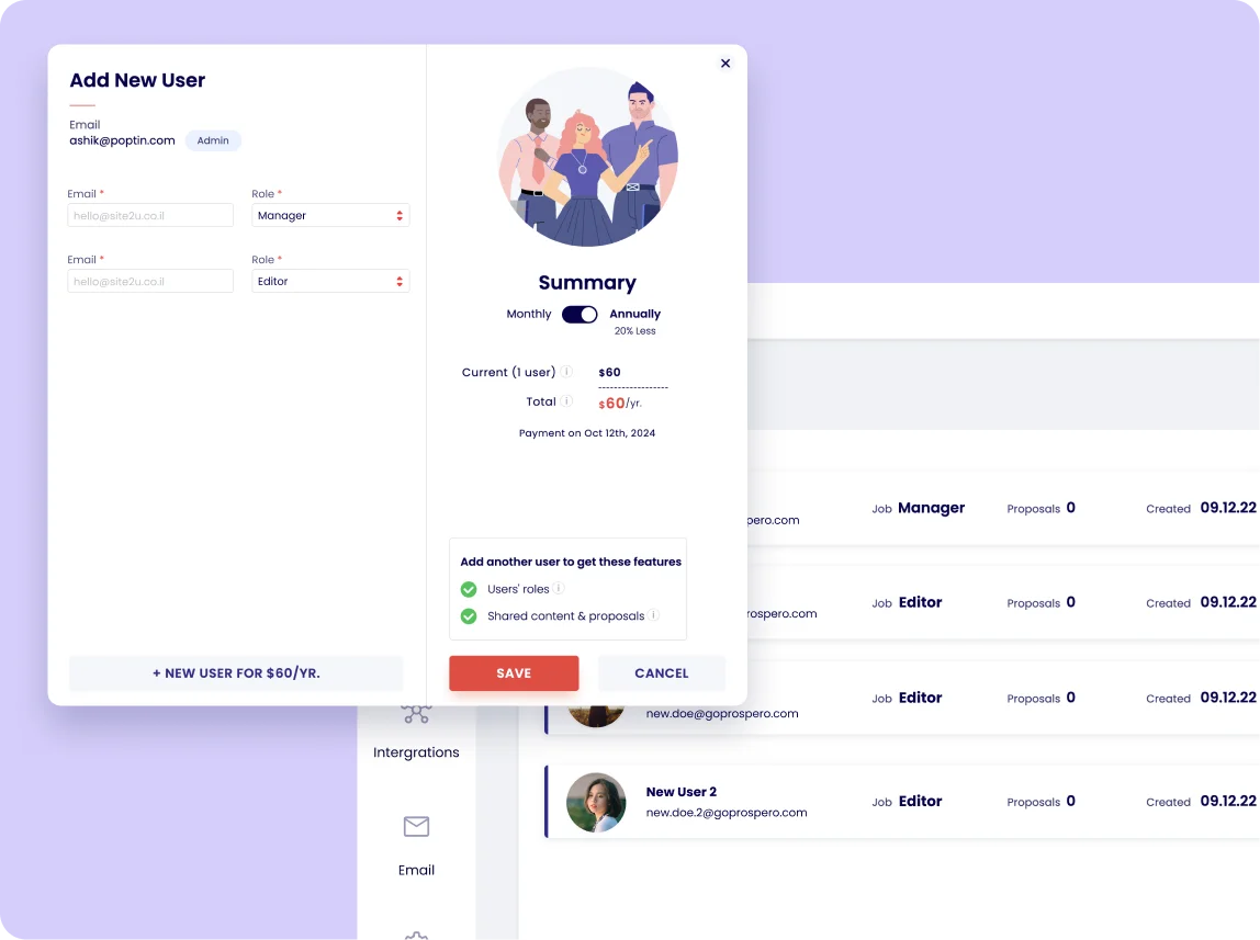 Users and Permissions